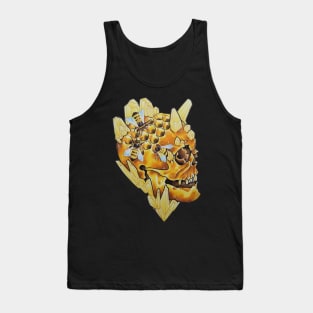 Yellow Crystal Skull Tank Top